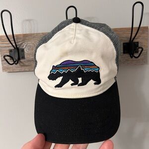 Patagonia Gray Mesh Snapback Hat